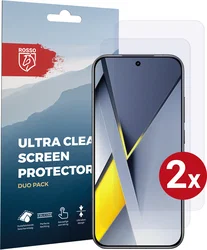 Rosso Xiaomi Poco F8 Pro Screen Protector Case Friendly Folie Duo Pack afbeelding