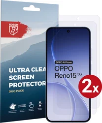 Rosso Oppo Reno 15 Screen Protector Case Friendly Folie Duo Pack afbeelding