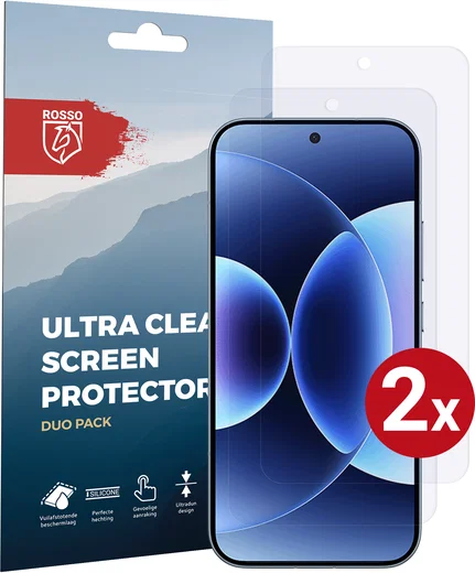 Rosso Xiaomi 17 Pro Max Screen Protector Case Friendly Folie Duo Pack afbeelding 1