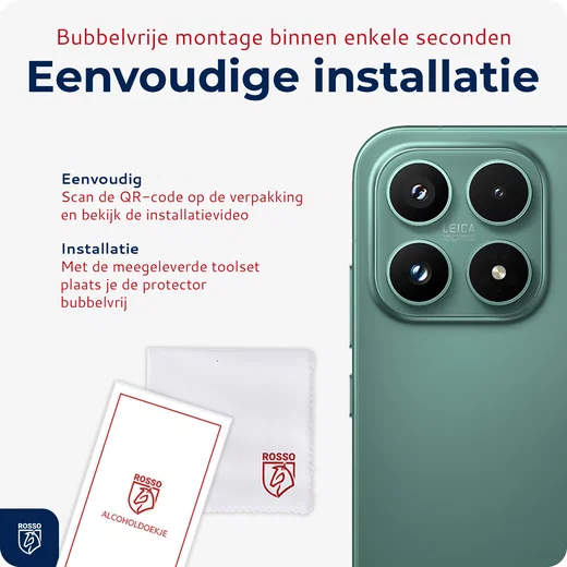 Rosso Xiaomi 17 Camera Lens Protector Transparant afbeelding 5