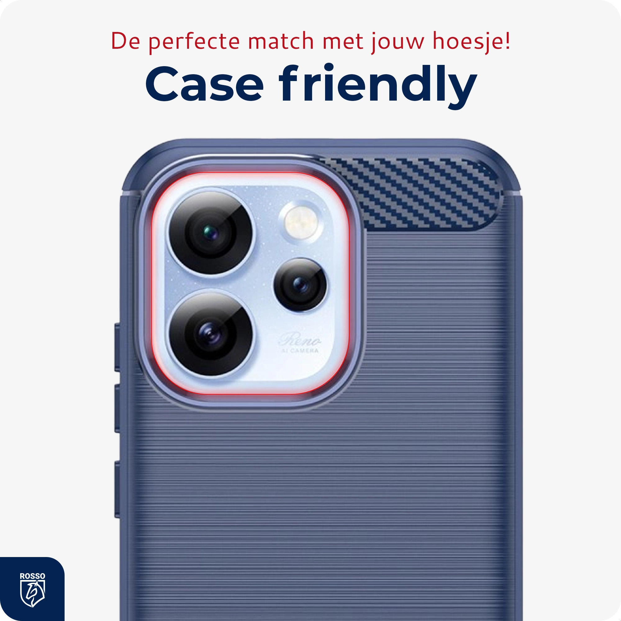 Rosso Oppo Reno 15 Camera Lens Protector Transparant afbeelding 6