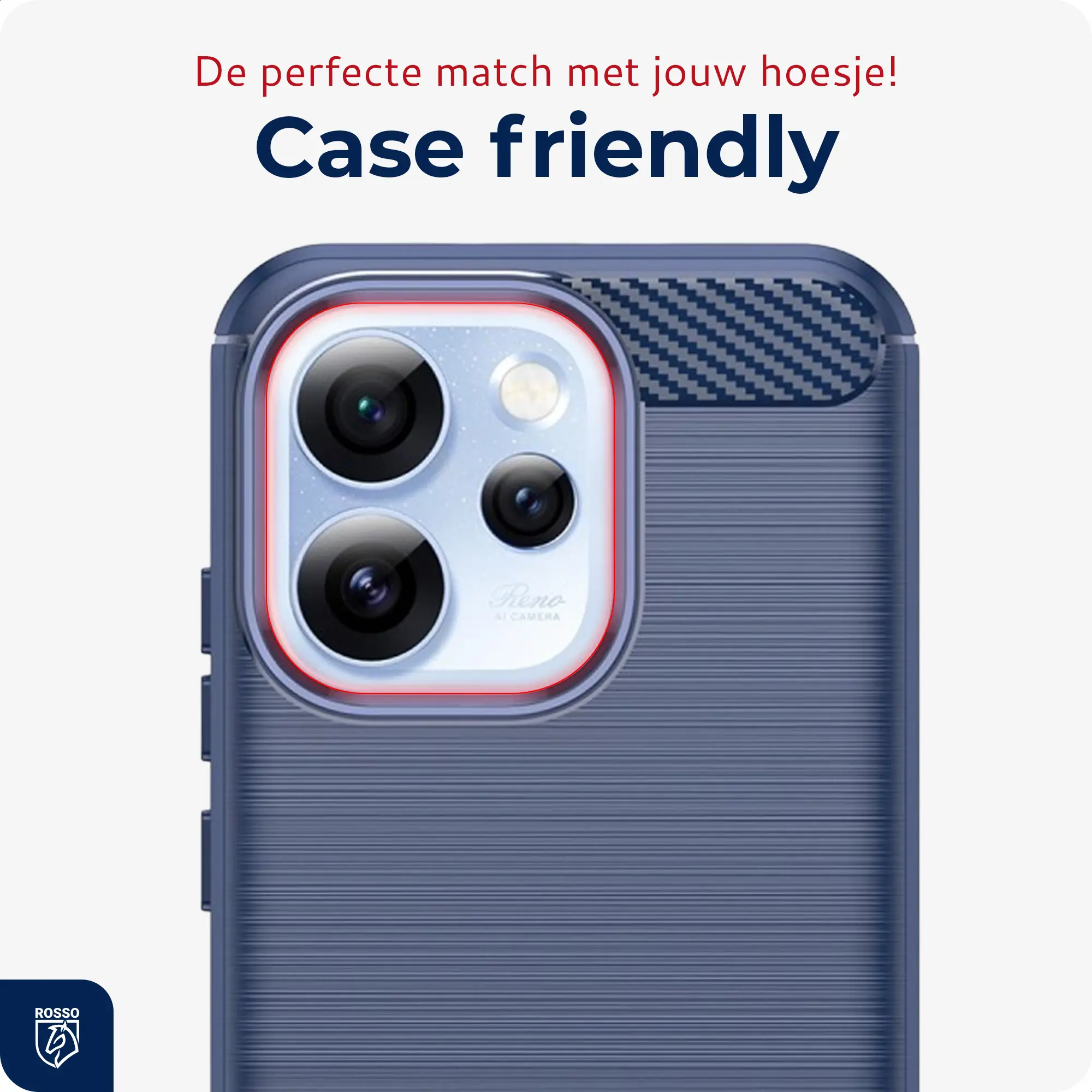 Rosso Oppo Reno 15 F Camera Lens Protector Transparant afbeelding 4