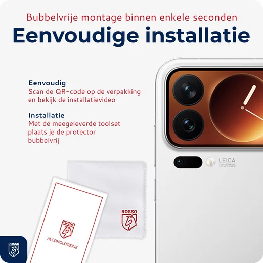 Rosso Xiaomi 17 Pro Max Camera Lens Protector Transparant afbeelding 6