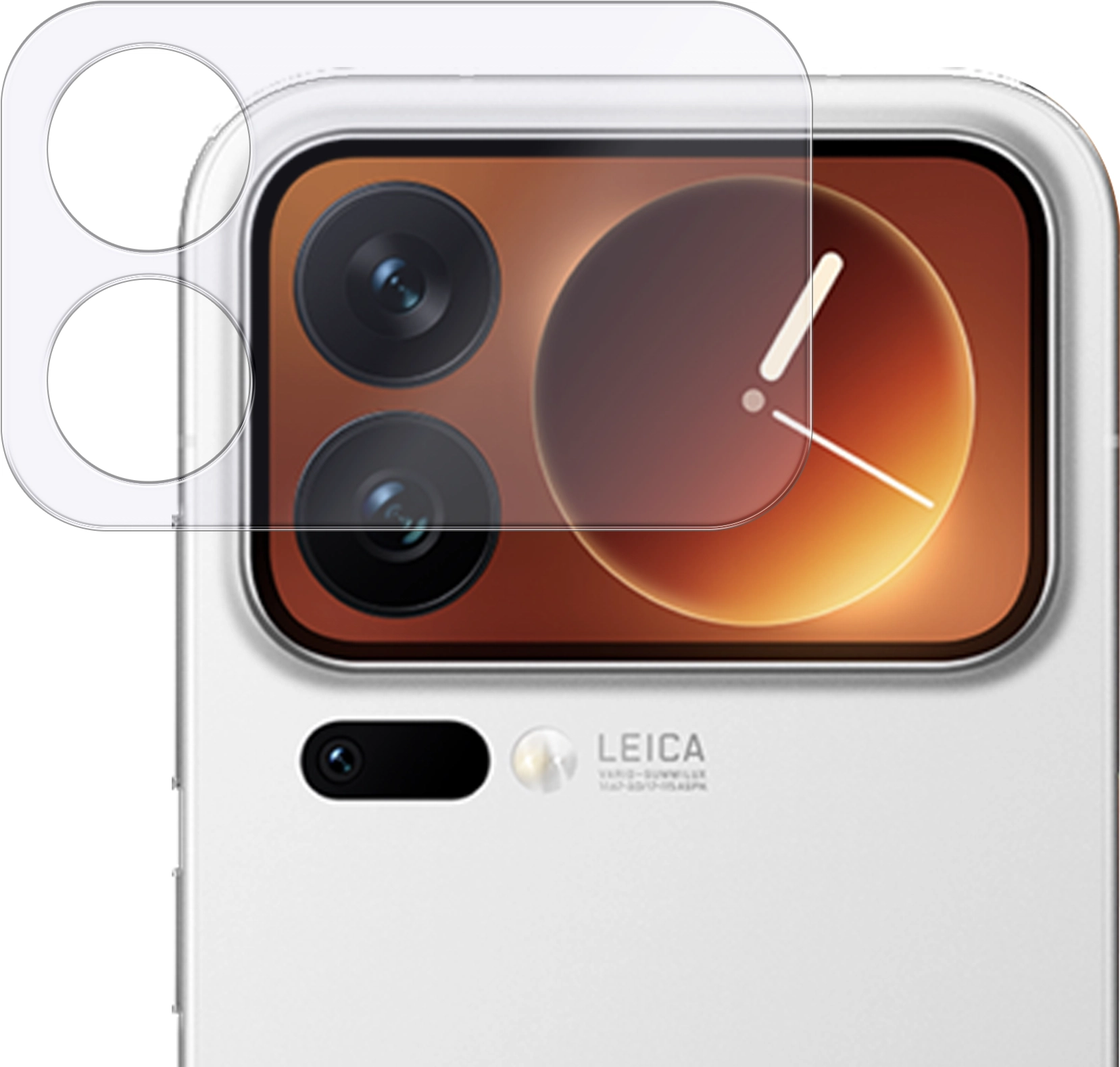 Rosso Xiaomi 17 Pro Max Camera Lens Protector Transparant afbeelding 1