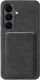 Rosso Avanti Samsung S26 Plus Hoesje Alcantara MagSafe met Wallet Grijs