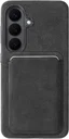 Rosso Avanti Samsung S26 Plus Hoesje Alcantara MagSafe met Wallet Grijs