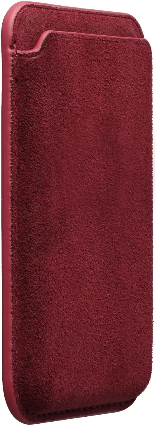 Rosso Avanti Samsung S26 Plus Hoesje Alcantara MagSafe met Wallet Burgundy afbeelding 16