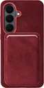 Rosso Avanti Samsung S26 Plus Hoesje Alcantara MagSafe met Wallet Burgundy