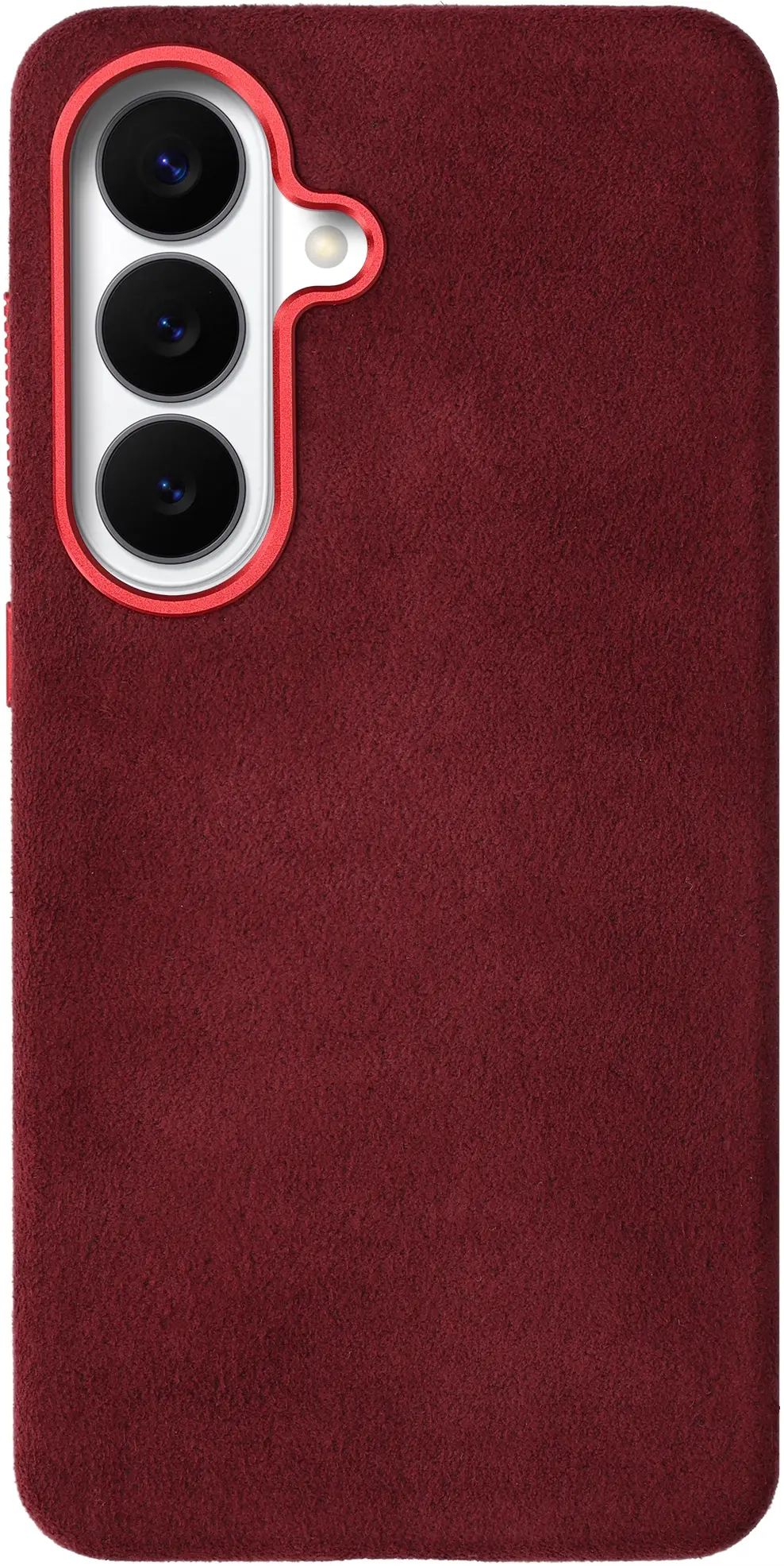 Rosso Avanti Samsung S26 Plus Hoesje Alcantara MagSafe met Wallet Burgundy afbeelding 11