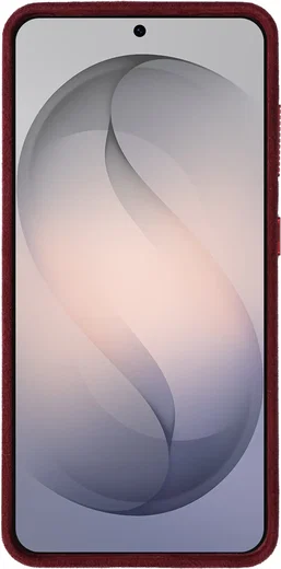 Rosso Avanti Samsung S26 Plus Hoesje Alcantara MagSafe met Wallet Burgundy afbeelding 10