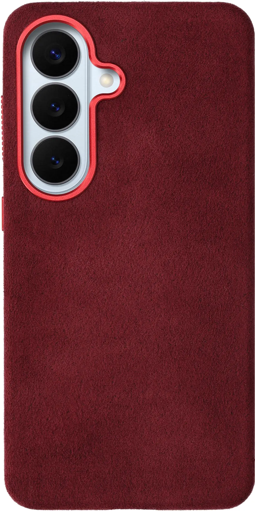 Rosso Avanti Samsung S26 Plus Hoesje Alcantara MagSafe met Wallet Burgundy afbeelding 14