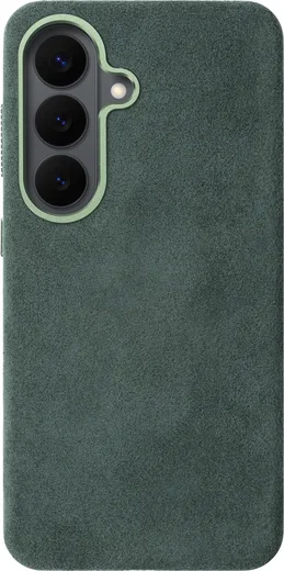 Rosso Avanti Samsung S26 Plus Hoesje Alcantara MagSafe met Wallet Groen afbeelding 10