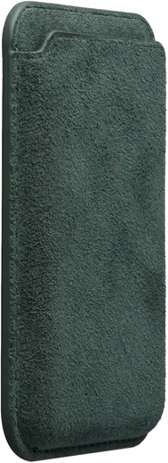 Rosso Avanti Samsung S26 Plus Hoesje Alcantara MagSafe met Wallet Groen afbeelding 15