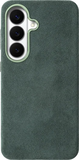 Rosso Avanti Samsung S26 Plus Hoesje Alcantara MagSafe met Wallet Groen afbeelding 13