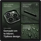 Rosso Avanti Samsung S26 Plus Hoesje Alcantara MagSafe met Wallet Groen afbeelding 4
