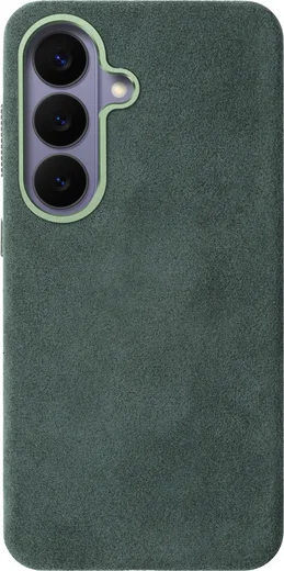 Rosso Avanti Samsung S26 Plus Hoesje Alcantara MagSafe met Wallet Groen afbeelding 11