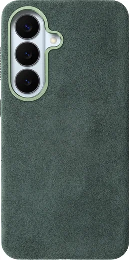 Rosso Avanti Samsung S26 Plus Hoesje Alcantara MagSafe met Wallet Groen afbeelding 12