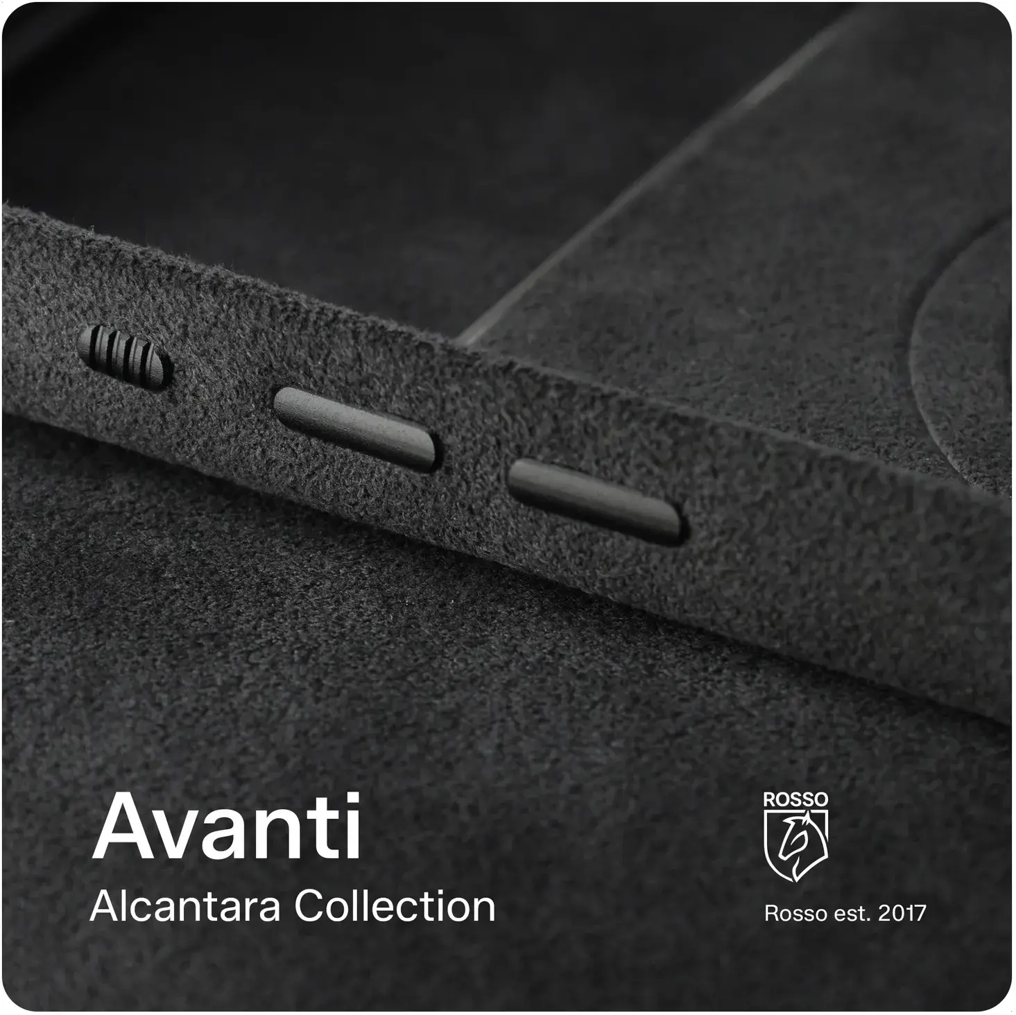 Rosso Avanti Samsung S26 Ultra Hoesje Alcantara MagSafe met Wallet Blauw afbeelding 16