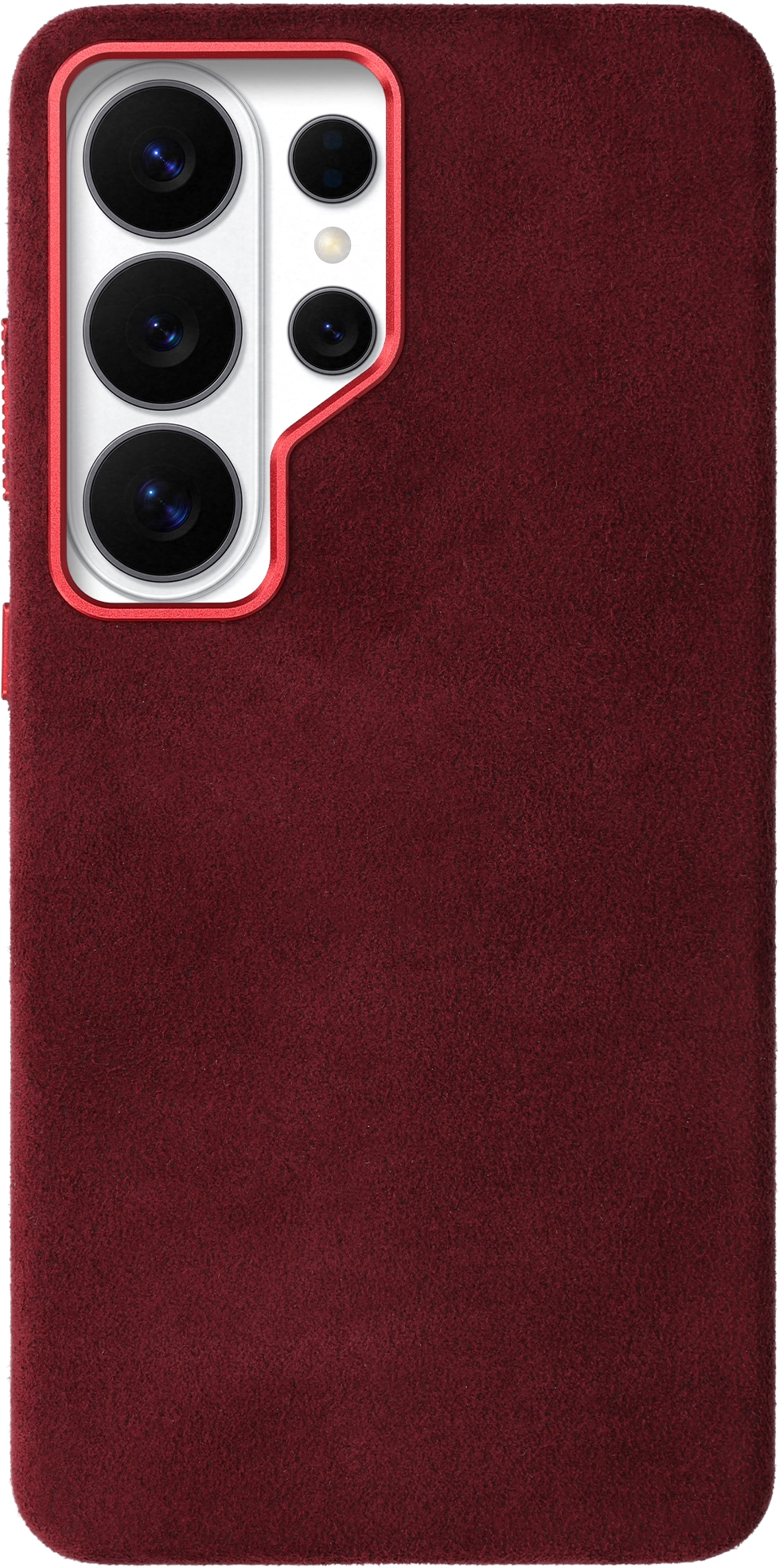 Rosso Avanti Samsung S26 Ultra Hoesje Alcantara MagSafe met Wallet Burgundy afbeelding 14