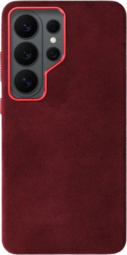 Rosso Avanti Samsung S26 Ultra Hoesje Alcantara MagSafe met Wallet Burgundy afbeelding 13