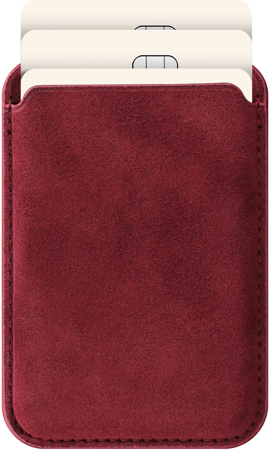 Rosso Avanti Samsung S26 Ultra Hoesje Alcantara MagSafe met Wallet Burgundy afbeelding 9
