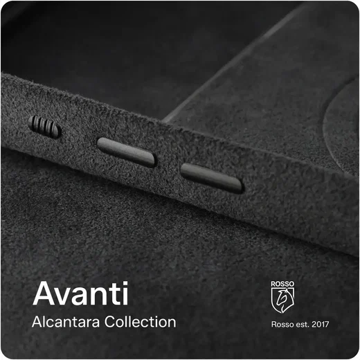 Rosso Avanti Samsung S26 Ultra Hoesje Alcantara MagSafe met Wallet Burgundy afbeelding 17