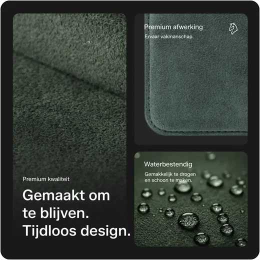 Rosso Avanti Samsung S26 Ultra Hoesje Alcantara MagSafe met Wallet Groen afbeelding 6