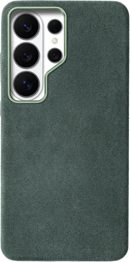 Rosso Avanti Samsung S26 Ultra Hoesje Alcantara MagSafe met Wallet Groen afbeelding 10