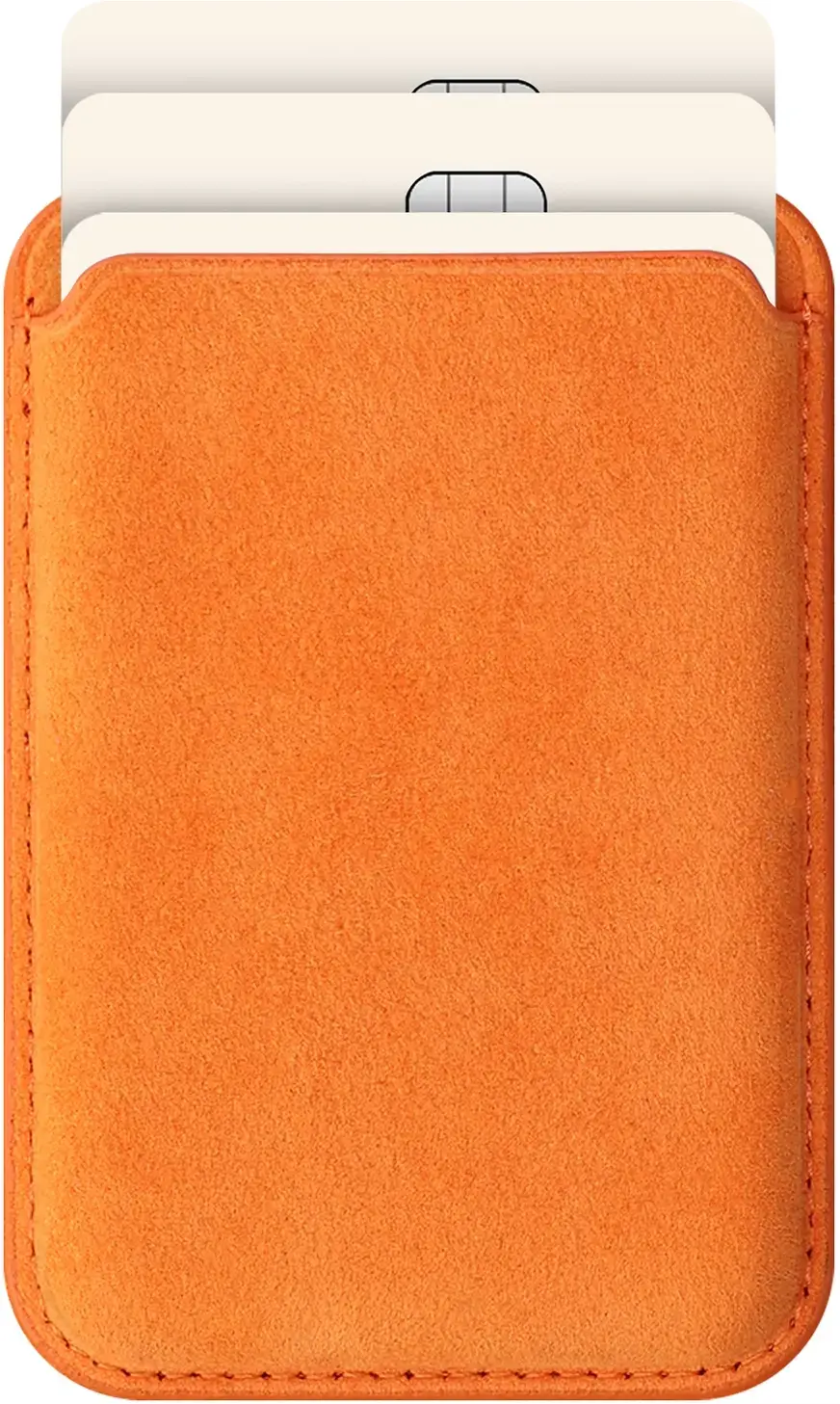 Rosso Avanti Samsung S26 Ultra Hoesje Alcantara MagSafe met Wallet Oranje afbeelding 9