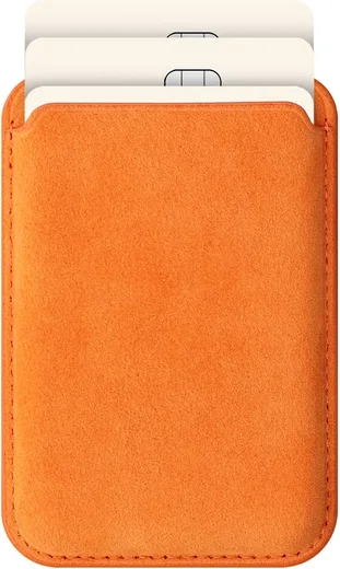 Rosso Avanti Samsung S26 Ultra Hoesje Alcantara MagSafe met Wallet Oranje afbeelding 9