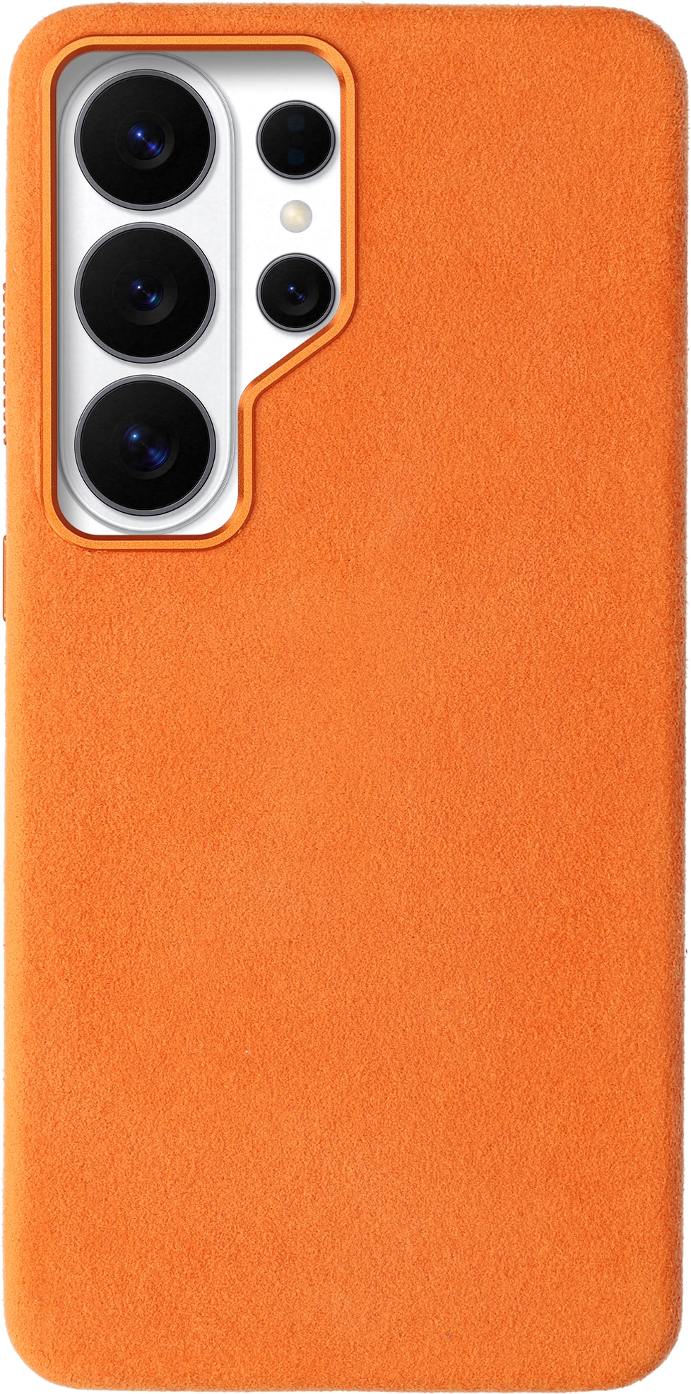 Rosso Avanti Samsung S26 Ultra Hoesje Alcantara MagSafe met Wallet Oranje afbeelding 14
