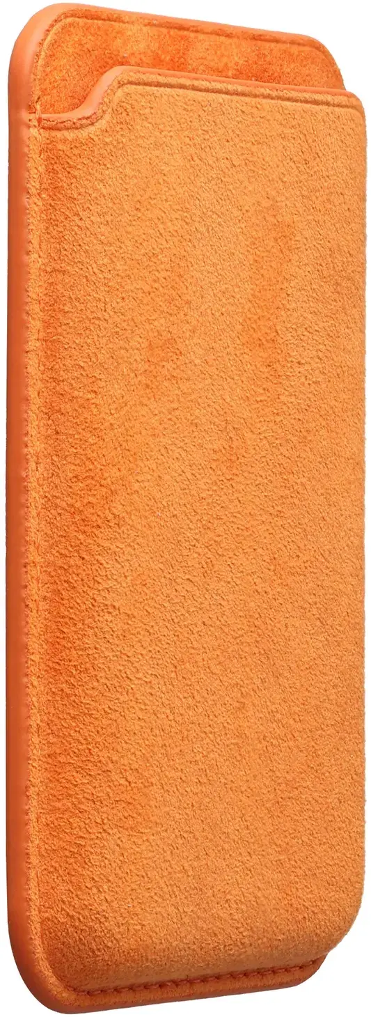 Rosso Avanti Samsung S26 Ultra Hoesje Alcantara MagSafe met Wallet Oranje afbeelding 10