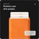 Rosso Avanti Samsung S26 Ultra Hoesje Alcantara MagSafe met Wallet Oranje afbeelding 5