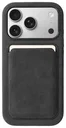 Rosso Avanti Apple iPhone 17 Pro Hoesje Alcantara MagSafe met Wallet Grijs