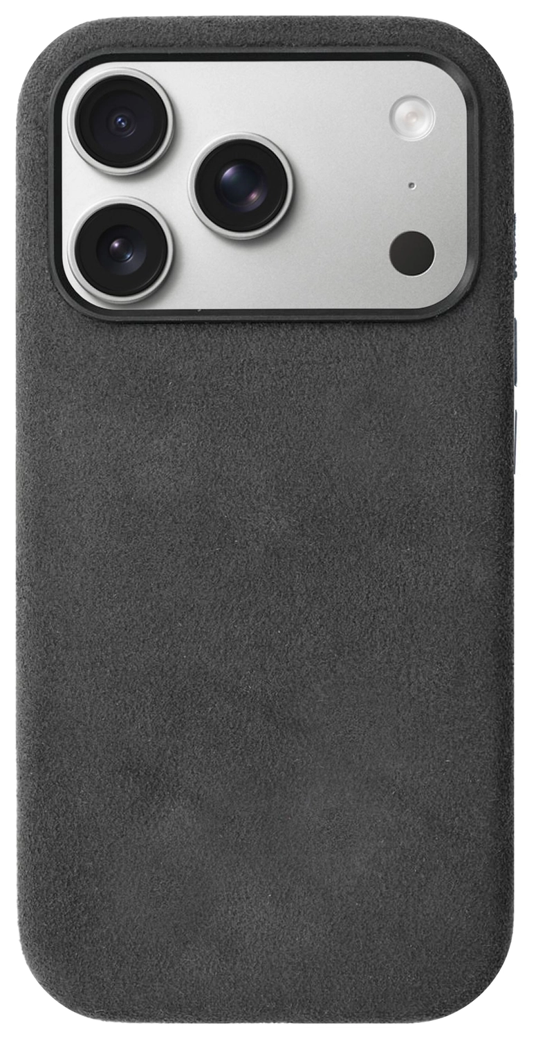 Rosso Avanti Apple iPhone 17 Pro Hoesje Alcantara MagSafe met Wallet Grijs afbeelding 10
