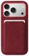 Rosso Avanti Apple iPhone 17 Pro Hoesje Alcantara MagSafe met Wallet Burgundy