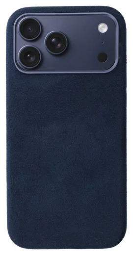 Rosso Avanti iPhone 17 Pro Max Hoesje Alcantara MagSafe met Wallet Blauw afbeelding 9