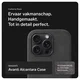 Rosso Avanti Apple iPhone 16 Pro Hoesje Alcantara MagSafe met Wallet Grijs afbeelding 2