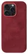 Rosso Avanti Apple iPhone 16 Pro Hoesje Alcantara MagSafe met Wallet Burgundy afbeelding 10