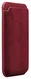 Rosso Avanti Apple iPhone 16 Pro Hoesje Alcantara MagSafe met Wallet Burgundy afbeelding 11