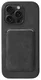 Rosso Avanti iPhone 16 Pro Max Hoesje Alcantara MagSafe met Wallet Grijs