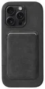 Rosso Avanti iPhone 16 Pro Max Hoesje Alcantara MagSafe met Wallet Grijs