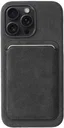 Rosso Avanti iPhone 16 Pro Max Hoesje Alcantara MagSafe met Wallet Grijs