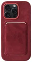 Rosso Avanti iPhone 16 Pro Max Hoesje Alcantara MagSafe met Wallet Burgundy