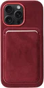 Rosso Avanti iPhone 16 Pro Max Hoesje Alcantara MagSafe met Wallet Burgundy