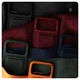 Rosso Avanti Apple iPhone 15 Hoesje Alcantara MagSafe met Wallet Grijs afbeelding 12