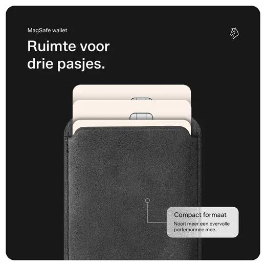 Rosso Avanti Apple iPhone 15 Hoesje Alcantara MagSafe met Wallet Grijs afbeelding 7