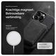 Rosso Avanti Apple iPhone 15 Hoesje Alcantara MagSafe met Wallet Grijs afbeelding 6