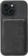 Rosso Avanti Apple iPhone 15 Hoesje Alcantara MagSafe met Wallet Grijs