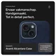 Rosso Avanti Apple iPhone 15 Hoesje Alcantara MagSafe met Wallet Blauw afbeelding 5